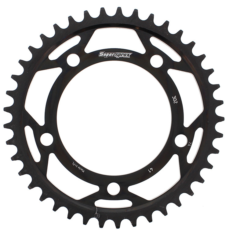 Supersprox Rear Sprocket Steel 41T-530 Blk Hon - RFE-302-41-BLK