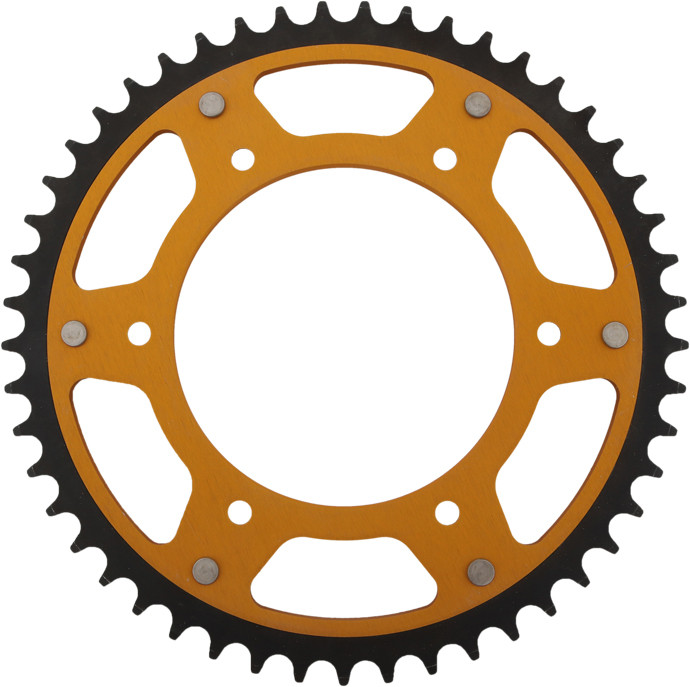 Supersprox Rear Stealth Sprocket Alu/Stl 49T-520 Gld Husq/Ktm - RST-990-49-GLD