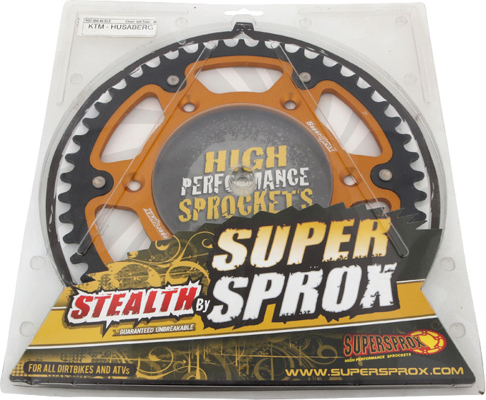 Supersprox Rear Stealth Sprocket Alu/Stl 49T-520 Gld Husq/Ktm - RST-990-49-GLD
