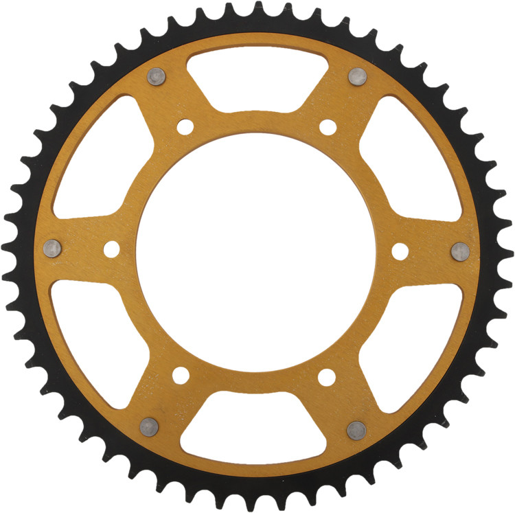 Supersprox Rear Stealth Sprocket Alu/Stl 52T-520 Gld Hus/Husq/Ktm - RST-990-52-GLD