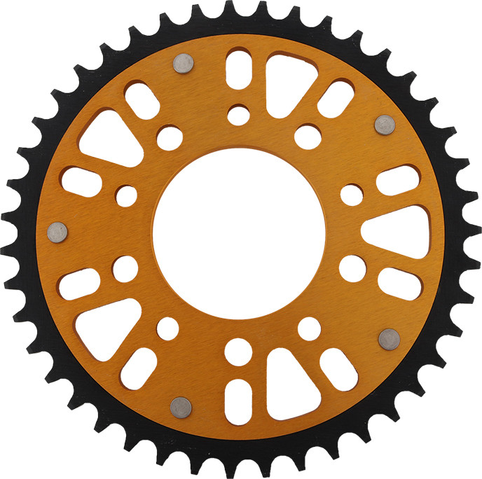 Supersprox Rear Stealth Sprocket Alu/Stl 43T-530 Gld Hon/Tri - RST-1334-43-GLD