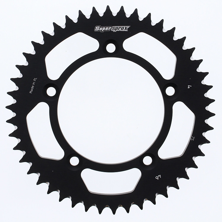 Supersprox Rear Sprocket Aluminum 46T-420 Blk Ktm - RAL-4-46-BLK
