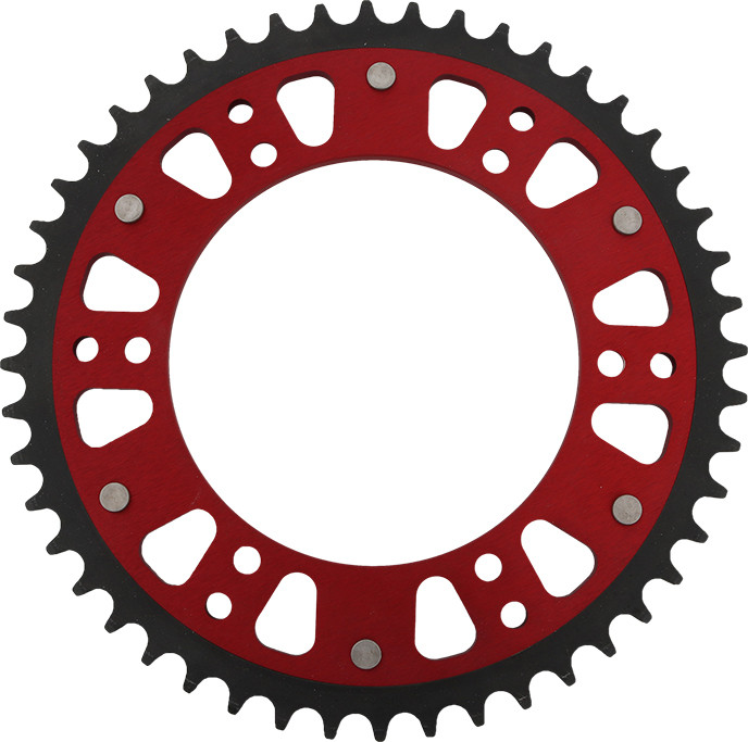 Supersprox Rear Stealth Sprocket Alu/Stl 48T-520 Red Beta/Gas/Husq/She - RST-1512-48-RED