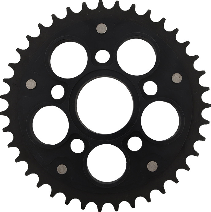 Supersprox Rear Stealth Sprocket Alu/Stl 39T-525 Blk Duc - RST-736525-39-BLK