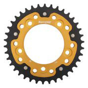 Supersprox Rear Stealth Sprocket Alu/Stl 38T-525 Gld Duc - RST-744-38-GLD