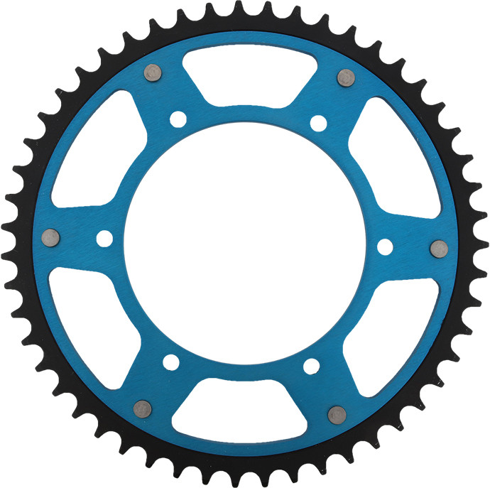 Supersprox Rear Stealth Sprocket Alu/Stl 51T-520 Blu Yam - RST-245-51-BLU