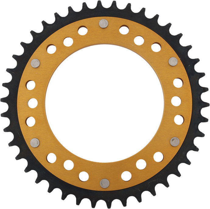 Supersprox Rear Stealth Sprocket Alu/Stl 42T-525 Gld Ktm - RST-899-42-GLD