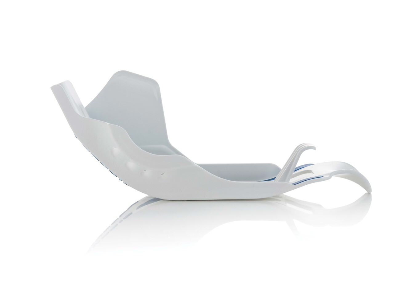 Acerbis Skid Plate W/Linkage Guard White/Blue 2791661029 Speed Addicts