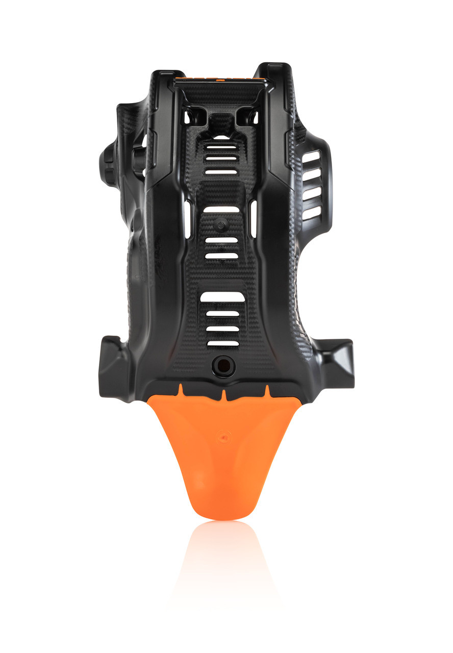 Acerbis Skid Plate Black/Orange - 2791685229 - Speed Addicts