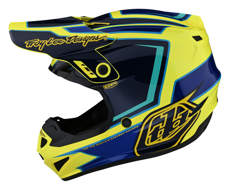 Troy Lee Designs Gp Ritn Yellow Helmet
