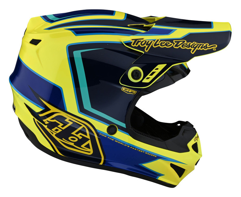 Troy Lee Designs Gp Ritn Yellow Helmet