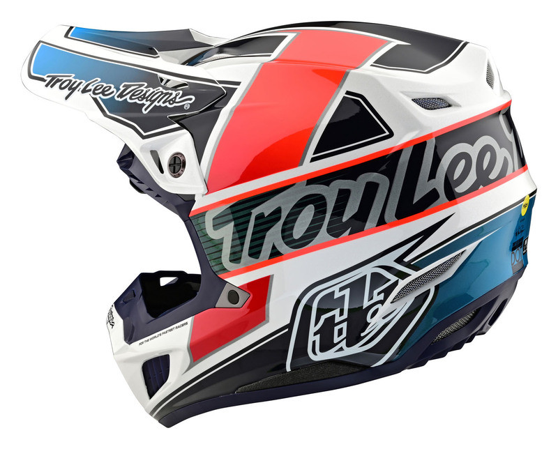 Troy Lee Designs Se5 Composite Team White Black Helmet