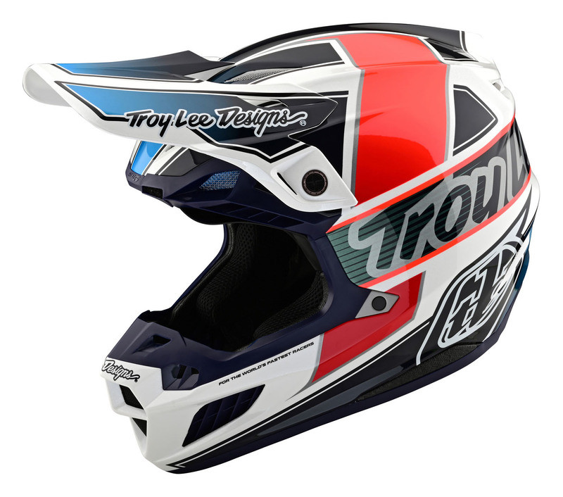 Troy Lee Designs Se5 Composite Team White Black Helmet