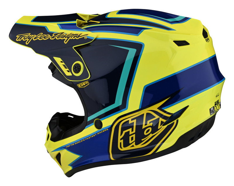 Troy Lee Designs Youth Gp Ritn Yellow Helmet