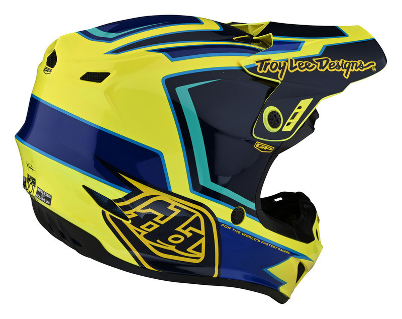 Troy Lee Designs Youth Gp Ritn Yellow Helmet