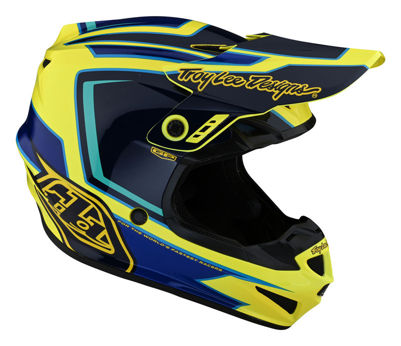 Troy Lee Designs Youth Gp Ritn Yellow Helmet