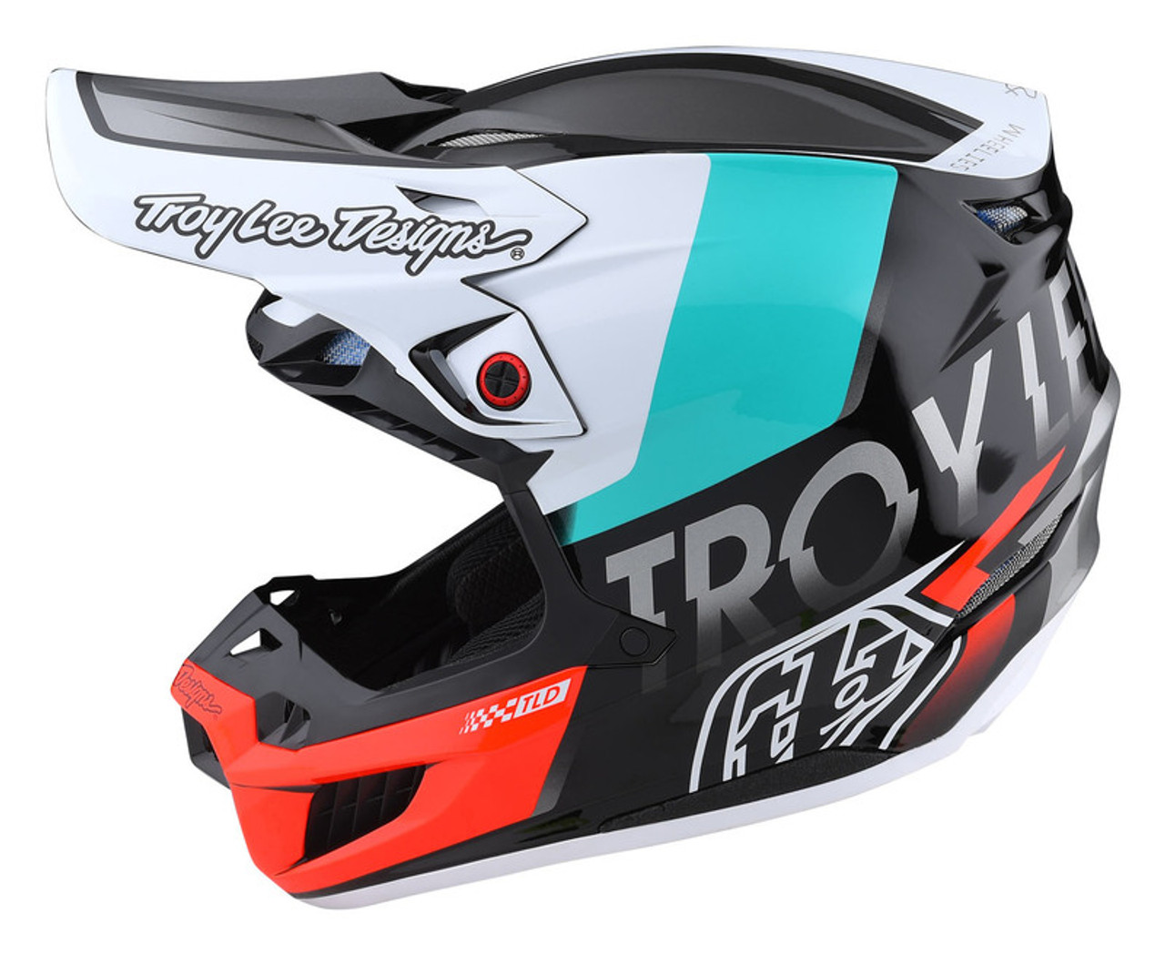 Troy Lee Designs Se5 Composite Qualifier Red Black Helmet