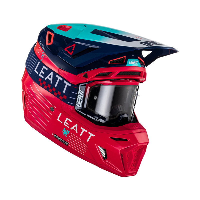 Leatt Moto 8.5 V23 Red Helmet Kit