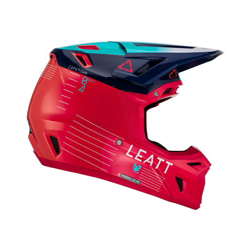Leatt Moto 8.5 V23 Red Helmet Kit