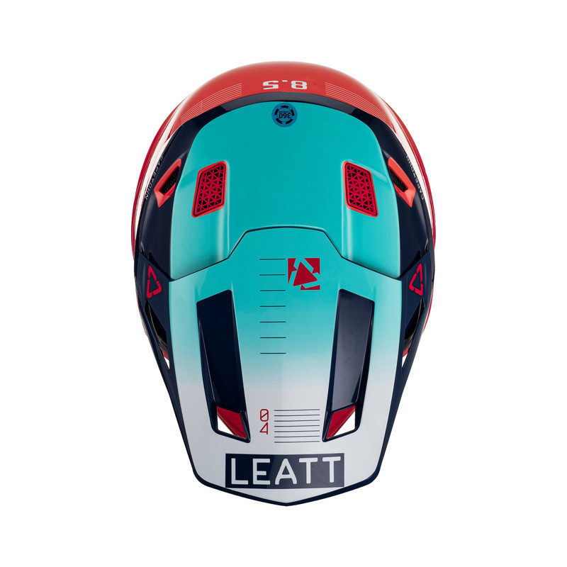 Leatt Moto 8.5 V23 Red Helmet Kit