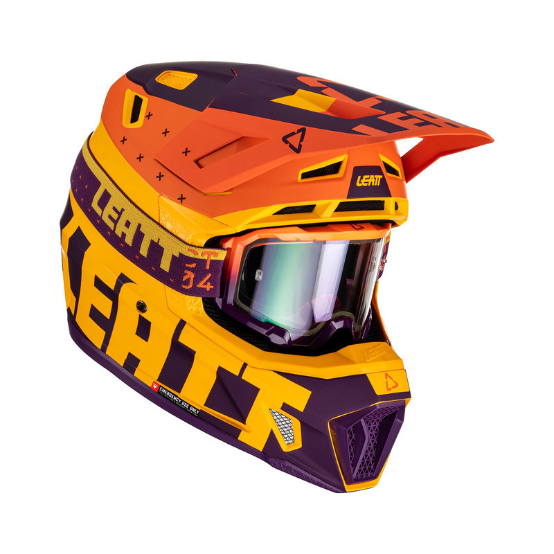 Leatt Moto 7.5 V23 Indigo Helmet Kit