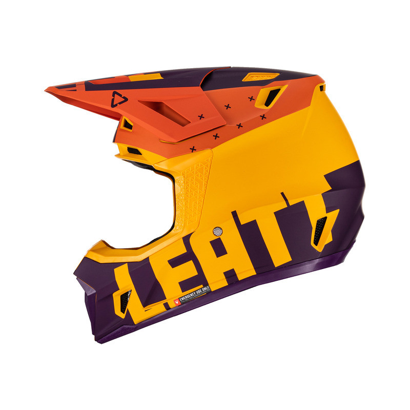 Leatt Moto 7.5 V23 Indigo Helmet Kit