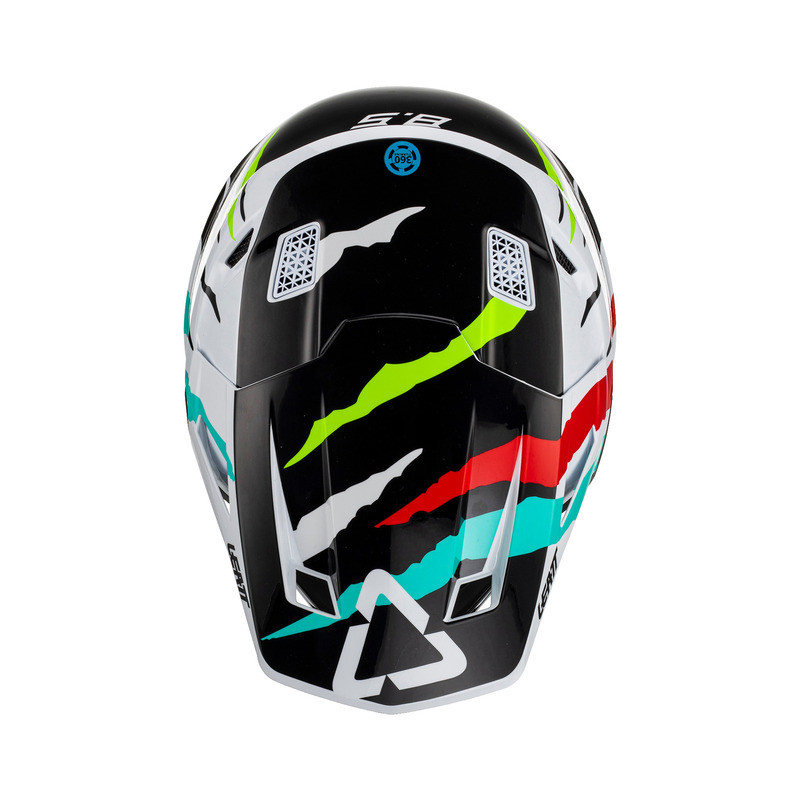 Leatt Moto 8.5 V23 Tiger Helmet Kit