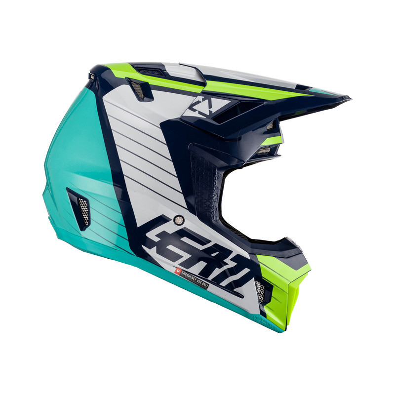 Leatt Moto 7.5 V23 Blue Helmet Kit