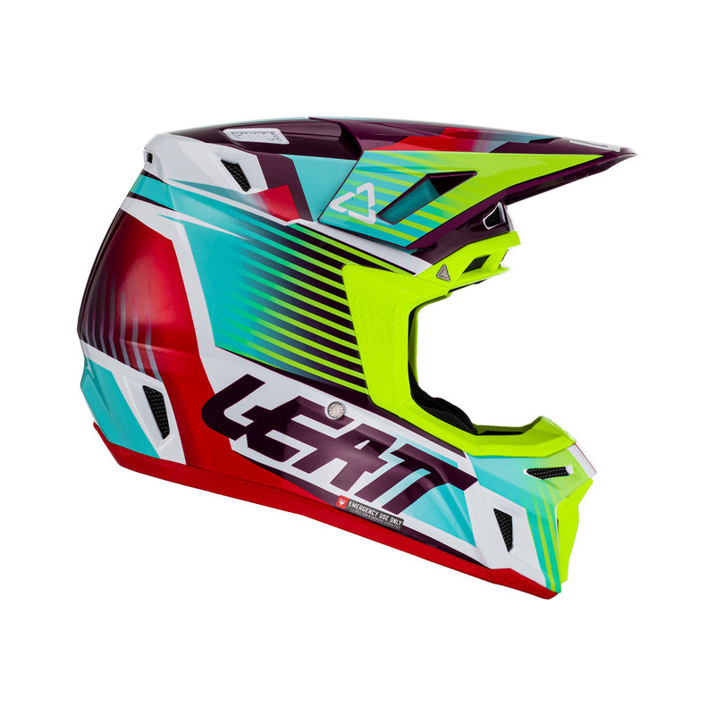 Leatt Moto 8.5 V23 Neon Helmet Kit