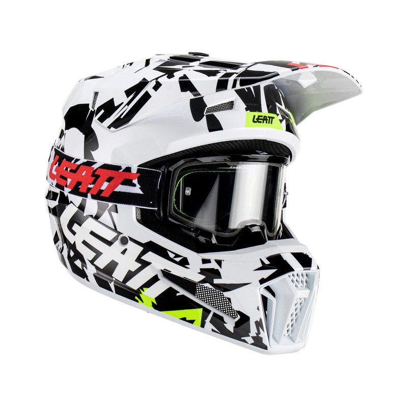 Leatt Moto 3.5 V23 Zebra Helmet