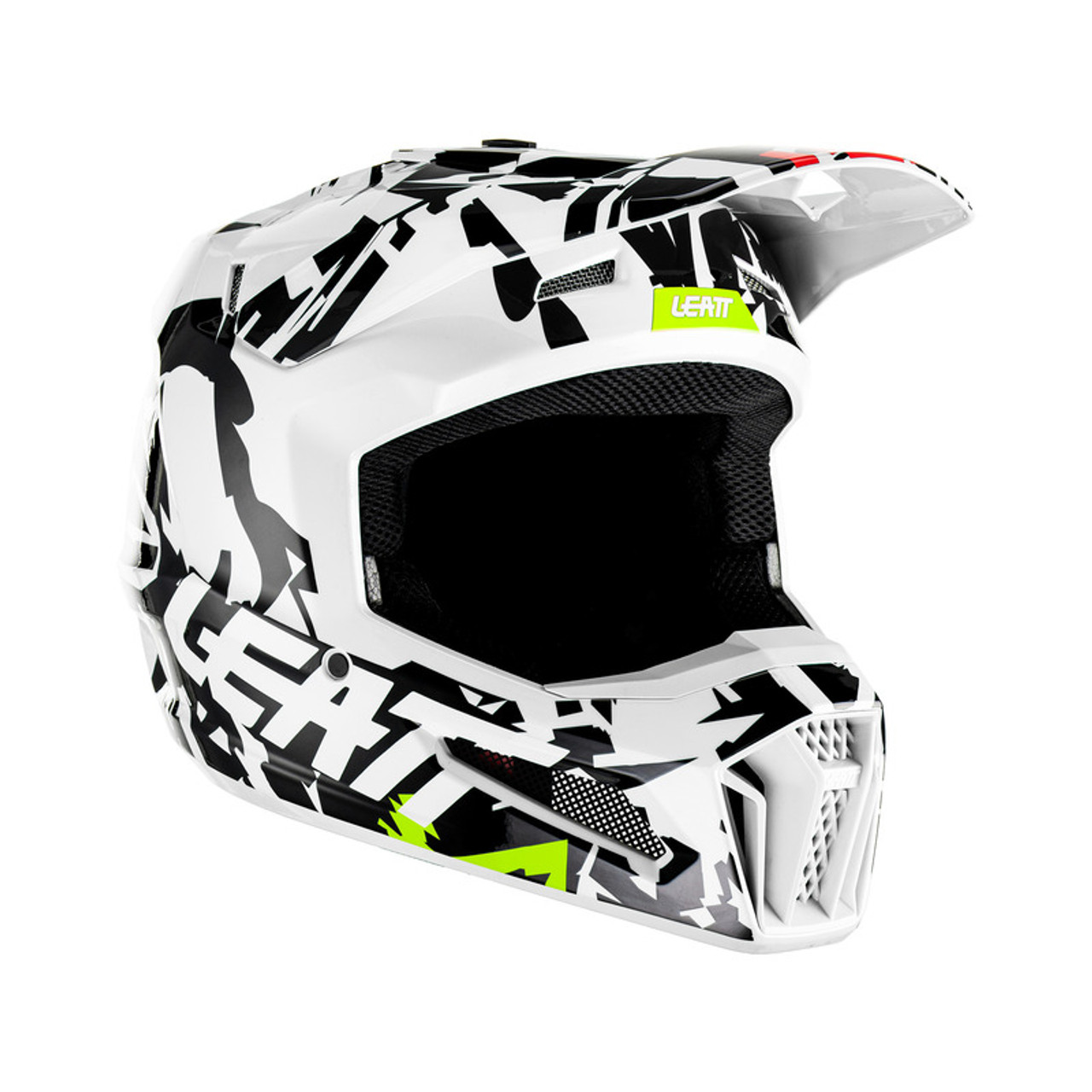 Leatt Moto 3.5 Jr V23 Zebra Helmet