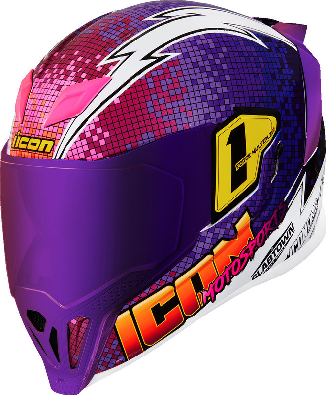 Icon Airflite Helmet Quarterflash Purple