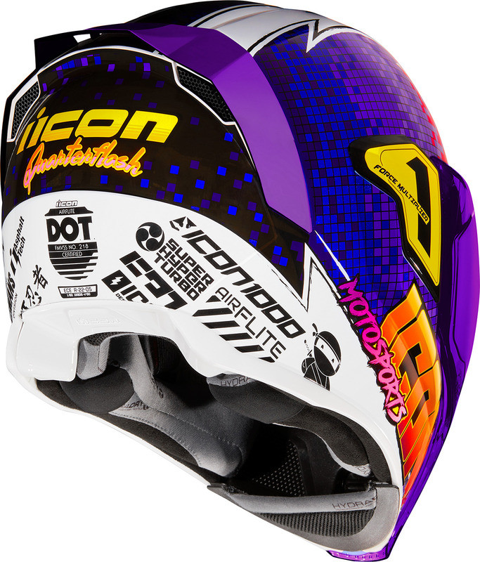 Icon Airflite Helmet Quarterflash Purple