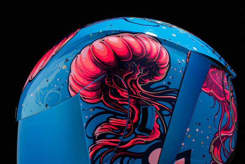 Icon Airform Helmet Jellies Blue