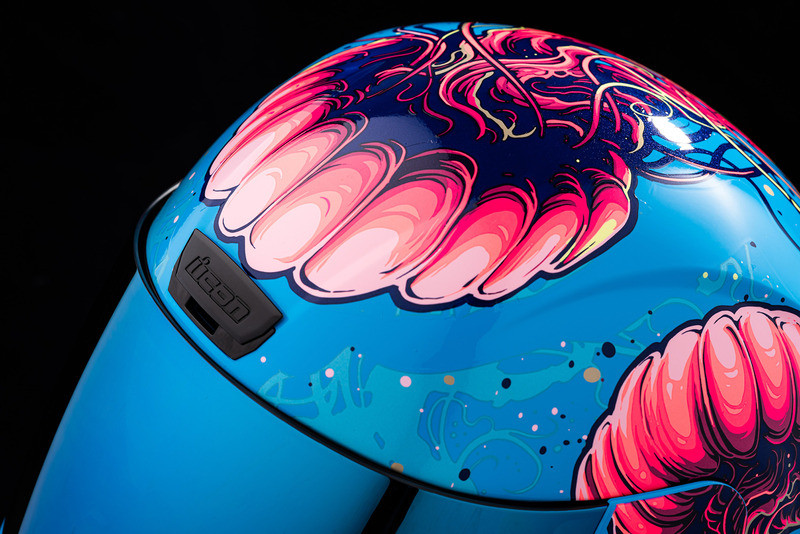 Icon Airform Helmet Jellies Blue