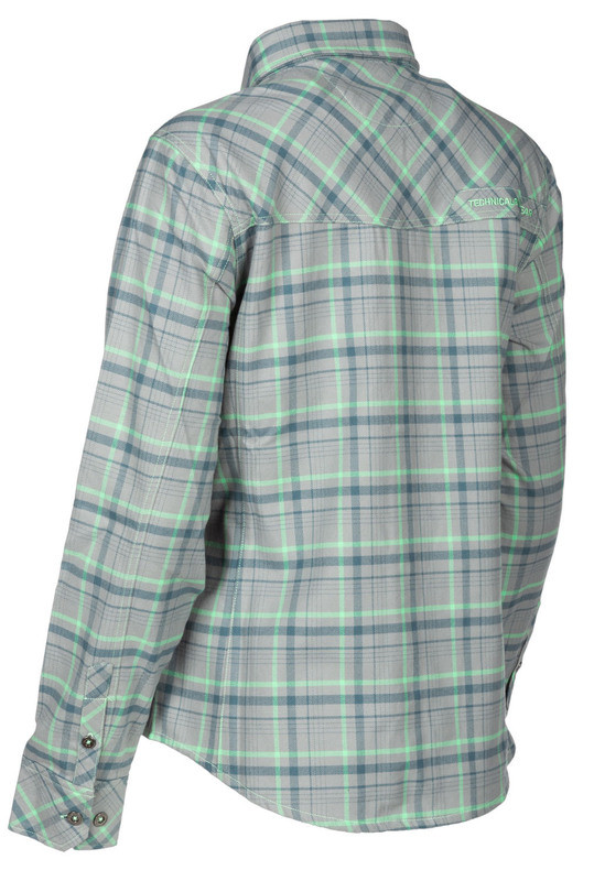 Klim Upland Monument Gray Wintermint Flannel Shirt