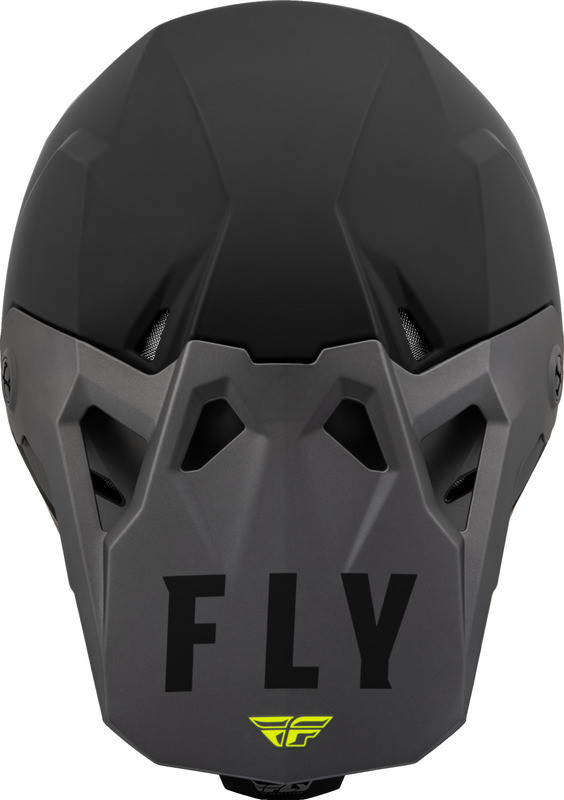 Fly Racing Formula Cp Slant Matte Black Grey Hi-Vis Helmet