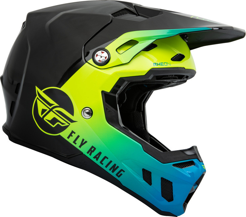 Fly Racing Formula Cc Centrum Black Blue Hi-Vis Helmet