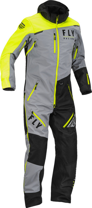 Fly Racing Cobalt Shell Black Grey Hi-Vis Suit