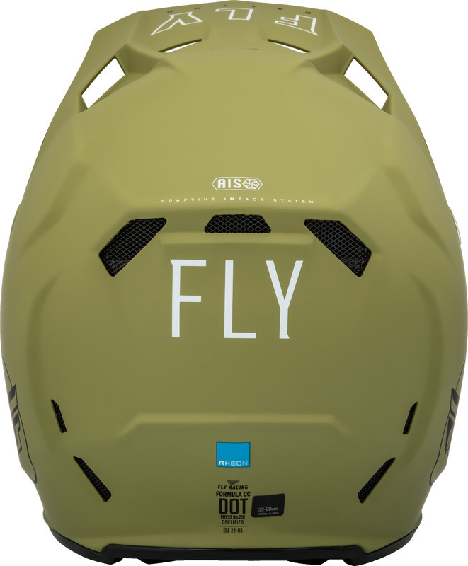 Fly Racing Formula Cc Centrum Matte Olive Green Black Helmet