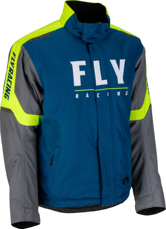 Fly Racing Outpost Blue Hi-Vis Jacket