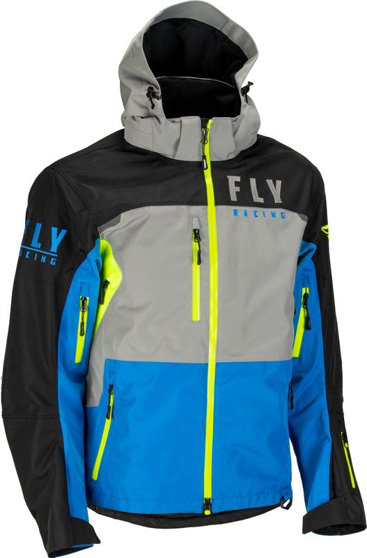 Fly Racing Carbon Blue Hi-Vis Jacket
