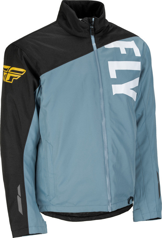 Fly Racing Aurora Blue Yellow Jacket