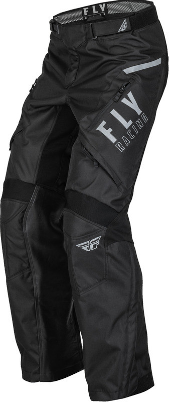 Fly Racing Patrol Over-Boot Black White Pants