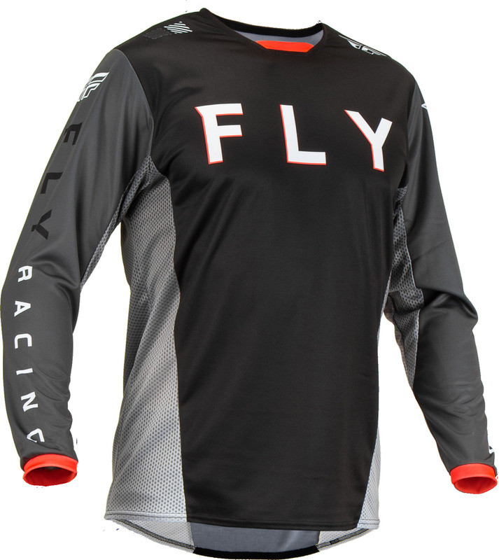 Fly Racing Kinetic Kore Black Grey Jersey