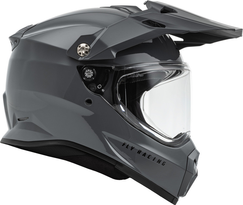 Fly Racing Trekker Solid Grey Helmet