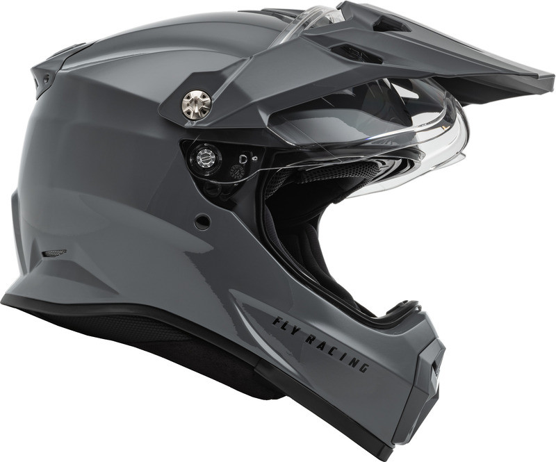 Fly Racing Trekker Solid Grey Helmet