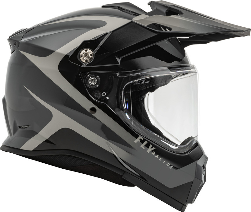 Fly Racing Trekker Pulse Black Grey Helmet