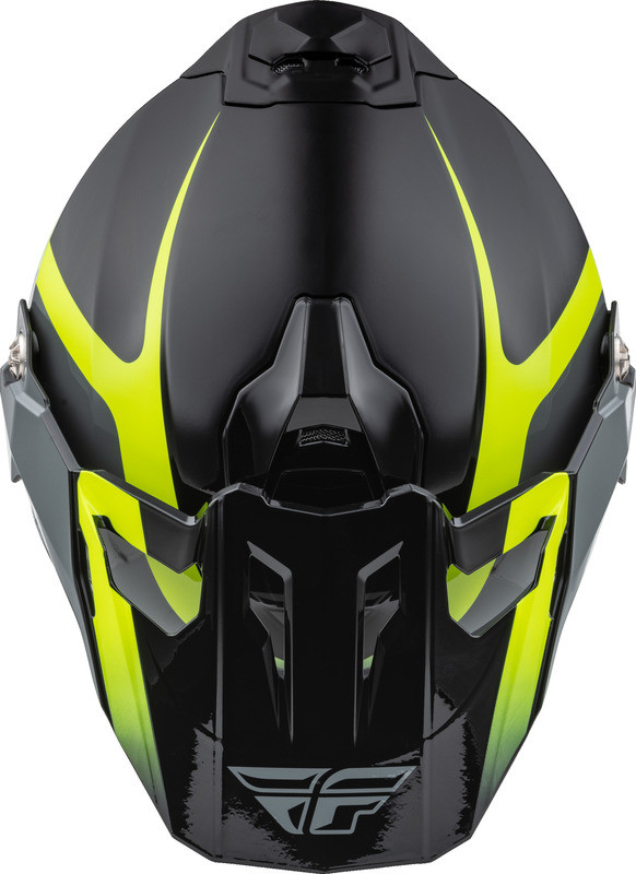 Fly Racing Trekker Pulse Black Hi-Vis Helmet