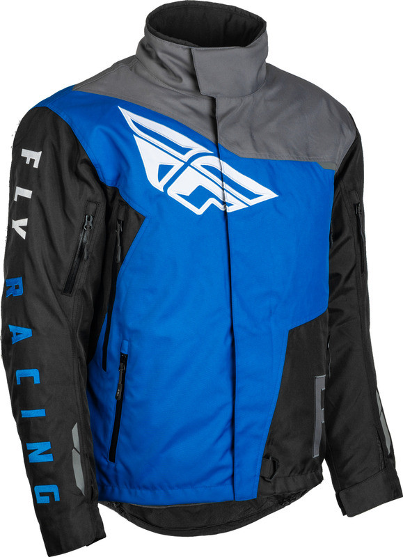 Fly Racing Snx Pro Black Grey Blue Jacket